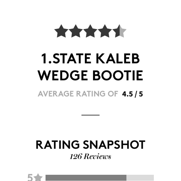 1. State Kaleb Wedge Bootie leopard Sz 7M - Picture 12 of 16